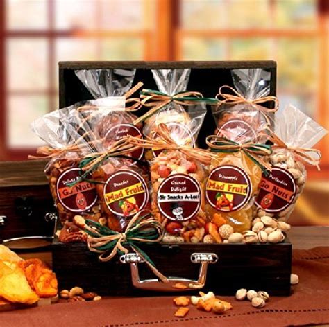 Premium Gourmet Dried Fruit & Nuts Gift Chest | Makes a Great Birthday, Christmas, or Fathers ...