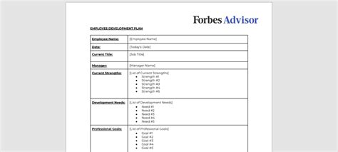 Personal Development Plan Template Health And Social Care