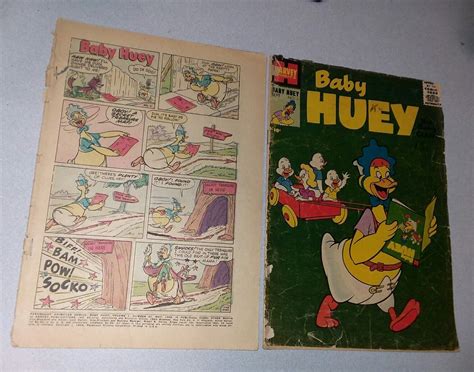 Paramount pictures #21 Baby Huey #1 Harvey Comics golden Age cartoon ...