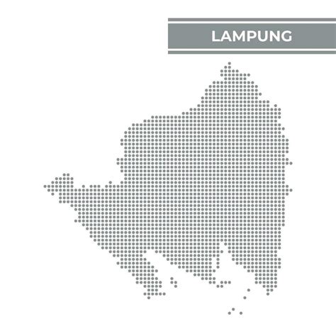 Dotted map of Lampung is a province of Indonesia 24739255 Vector Art at Vecteezy