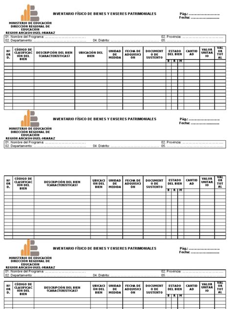 Formato Inventario Fisico | PDF