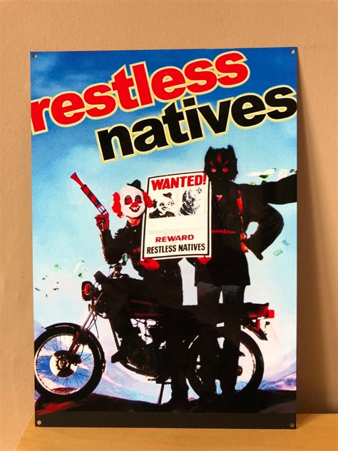 Restless Natives movie poster metal print retro rare movies | Etsy