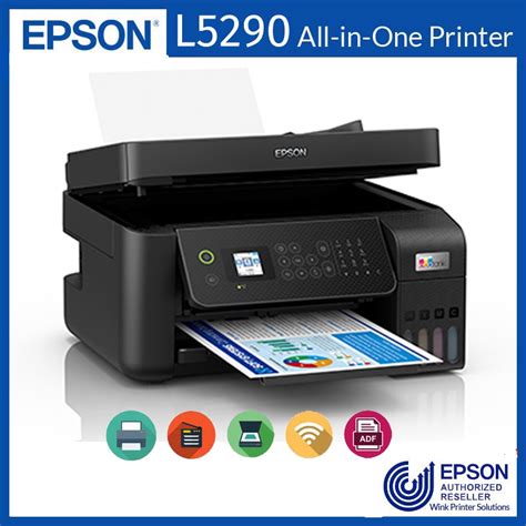 Epson EcoTank L5290 A4 Wi-Fi All-in-One Ink Tank Printer with ADF ...