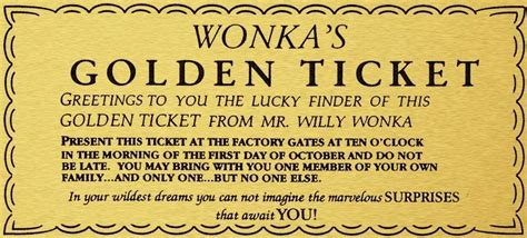 Buy NNHG Tin Sign 8x12 inches Willy Wonka Golden Ticket Charlie ...