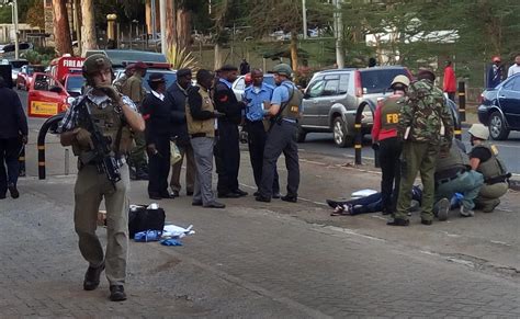 Kenyan man shot dead after stabbing guard at American embassy in Nairobi - CBS News