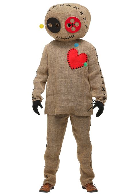 Burlap Unisex Voodoo Doll Halloween Costume