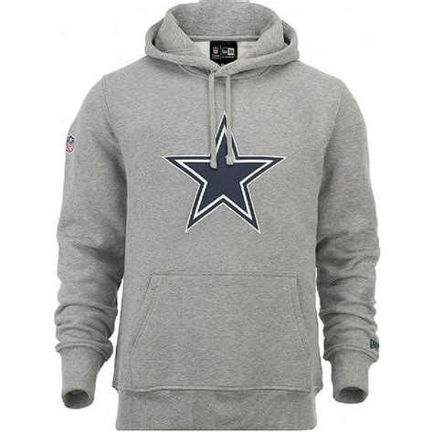 New Era Dallas Cowboys NFL Grey Pullover Hoodie Sweatshirt: Caphunters ...