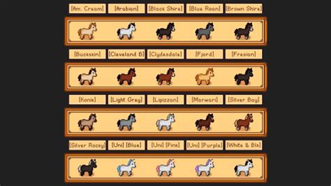 Elle's Horse Replacement - Stardew Valley Mod | Stardew valley tips ...