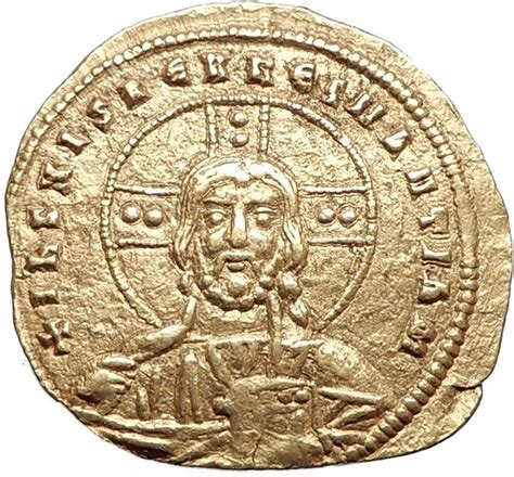 Basil II & Constantine VIII.Ancient Byzantine GOLD Coin JESUS CHRIST ...