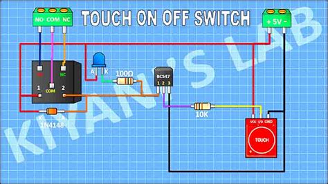 How to Make Touch ON-OFF Switch - TRONICSpro