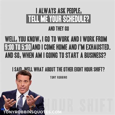 Tony Robbins Time Management Tips and Quotes - Tony Robbins Quotes