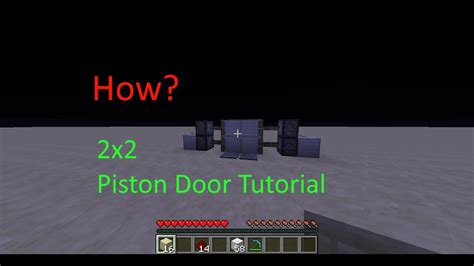 2x2 Piston Door Tutorial I Minecraft - YouTube