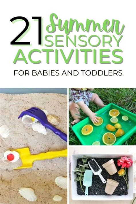 21 Summer Sensory Activities for Babies and Toddlers – Habitat for Mom