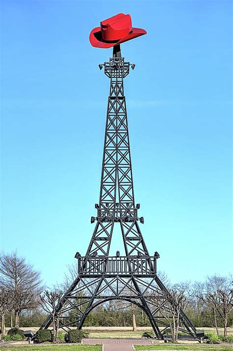 The Eiffel Tower in Paris Texas Photograph by JC Findley - Pixels