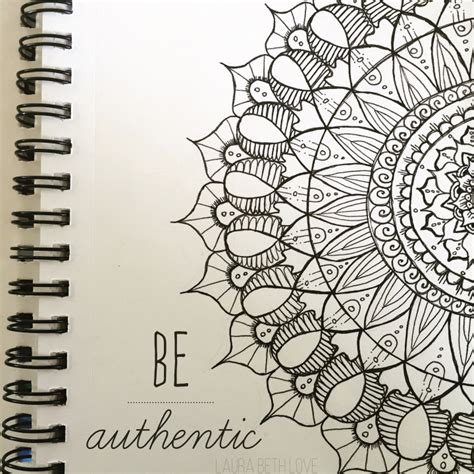 Dishfunctional Designs: Drawing A Mandala: Be Authentic!