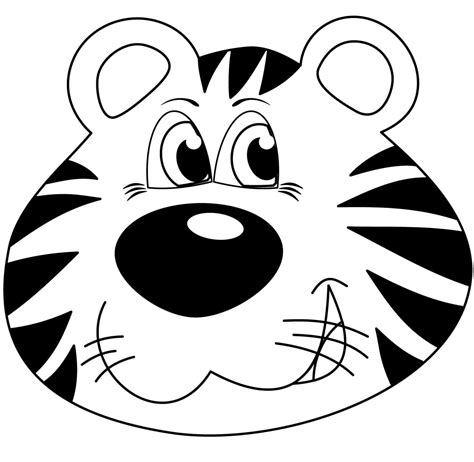 Cartoon Tiger Face