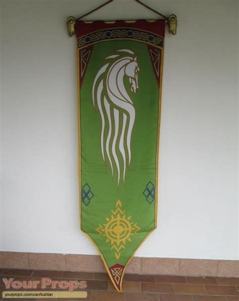 Lord of The Rings: The Two Towers Rohan throne banner replica movie prop