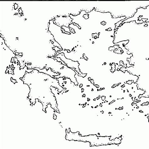 Outline Map Of Ancient Greece Printable - Printable Maps