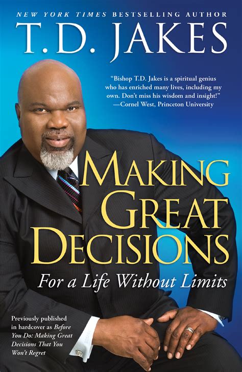 Making Great Decisions | Book by T.D. Jakes | Official Publisher Page | Simon & Schuster