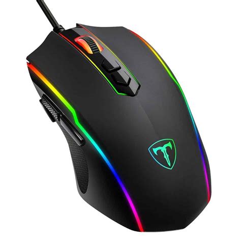 T16 Wired Gaming Mouse 8 Programmable Button 7200 DPI USB Computer ...