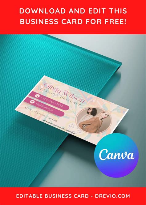 10+ Ombre Pink Canva Business Card Templates | Download Hundreds FREE PRINTABLE Birthday ...