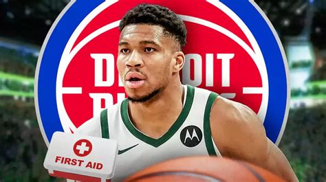 Bucks' Giannis Antetokounmpo injury update before Pistons clash