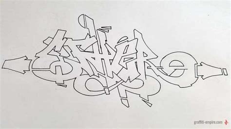 How to Draw Graffiti for Beginners - Graffiti Empire | Graffiti drawing, Graffiti lettering ...