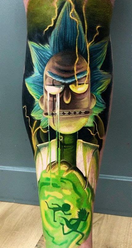 35+ Amazing Rick Sanchez Tattoos with Meanings and Ideas - Body Art Guru