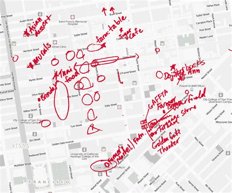 Defining neighborhoods with map scribbles | FlowingData