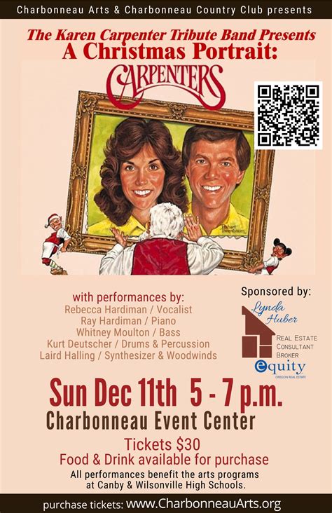 To Ticket Holders for the Karen Carpenter A Christmas Portrait Concert, Sunday, December 11th ...