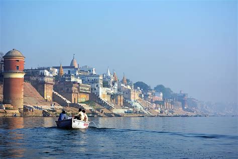 HD wallpaper: india, varanasi, ganga, temple, assi ghat, people, river ...