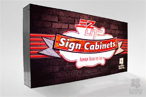 LED Custom Light Box Signs