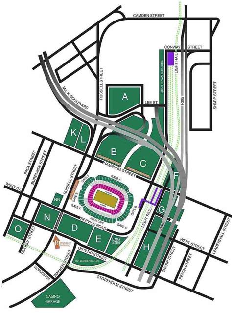 M&T Bank Stadium Seating Plan, Ticket Price,Ticket Booking, Parking Map