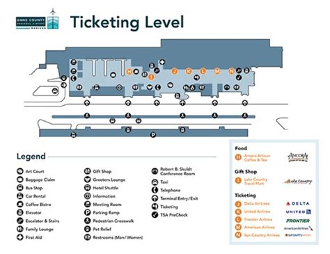 Terminal Layout / Hours of Operation