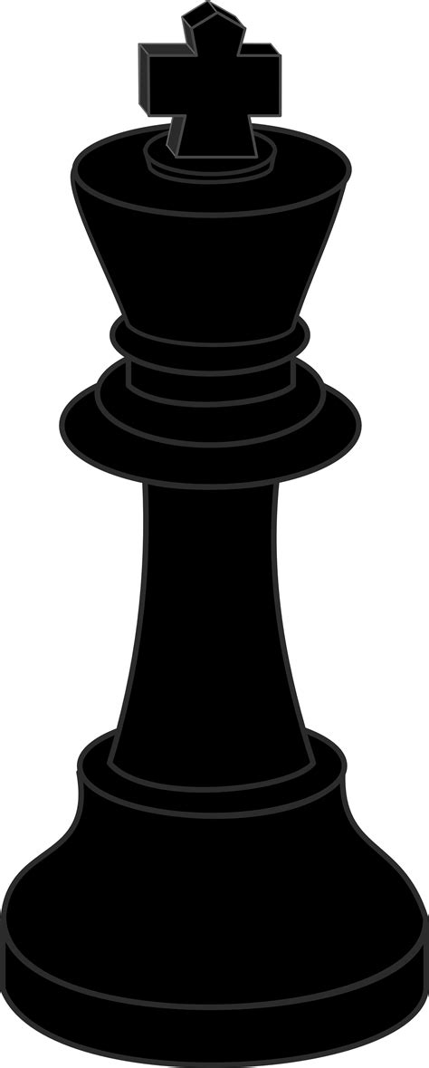 chess piece black king SVG - ClipArt Best - ClipArt Best