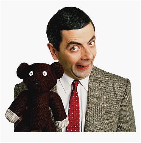 Mister Bean With Teddy, HD Png Download - kindpng