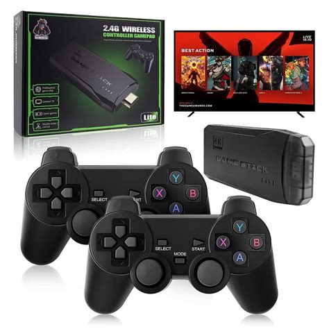 Buy Integrated Retro 4K Game Console with Dual 2.4G Wireless ...