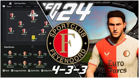 Feyenoord's 4-3-3 Tactics Under Arne Slot | EA FC 24 - YouTube