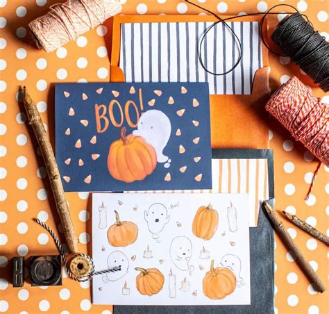 20 DIY Halloweeen Card Ideas for Kids and Adults