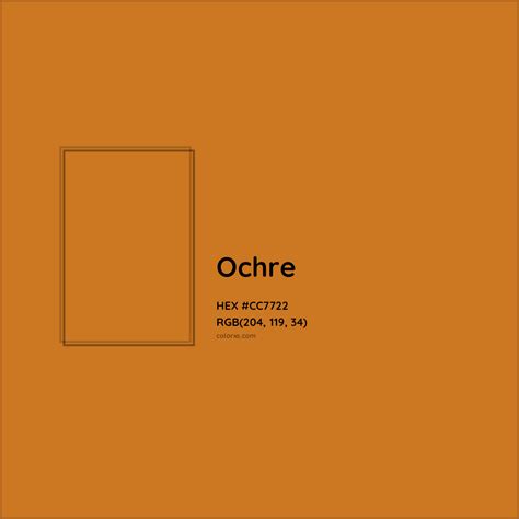 About Ochre - Color meaning, codes, similar colors and paints - colorxs.com