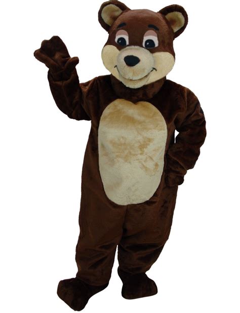 Brown Bear Mascot Uniform - Made in the USA, ships in 4-5 weeks