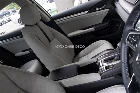 Honda Civic FC Leather Seats Grey — CARBI DECO