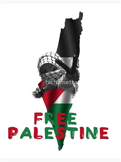 "Free Palestine" Poster by hichametta | Redbubble