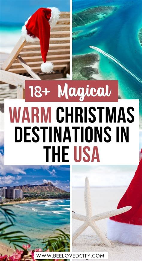 18 Festive & Best Warm Christmas Destinations in the USA - BeeLoved City