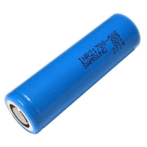 Samsung 21700 INR21700-50E 5000mAh 3.6V Rechargeable Li-ion Battery