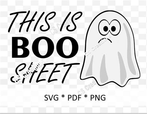 This is Boo Sheet SVG files for Cricut PNG Sublimation | Etsy