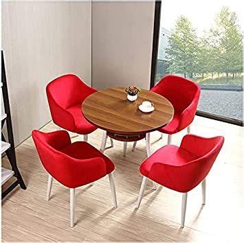WANGYY Dining Table Set for Kitchen or Hotel Lobby, 80cm Small Round ...