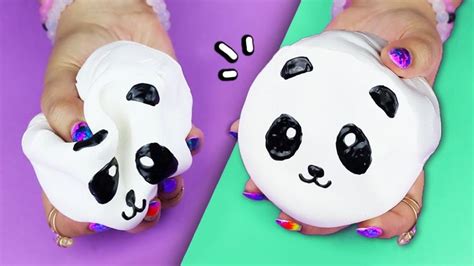 DIY Panda SQUISHY ♥ MAKE YOUR OWN SQUISHIES!! This is literally so cute ...