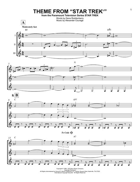 Theme From Star Trek | Sheet Music Direct