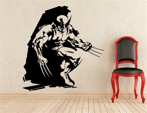 Wolverine Stickers Wall Vinyl Decals Home Interior Murals Art